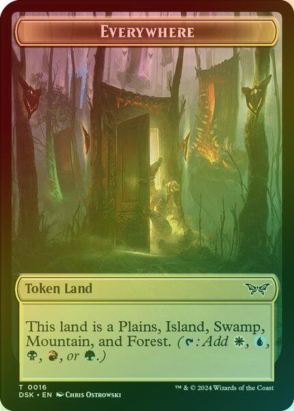 Everywhere // Copy Token (Foil) (TDSK)