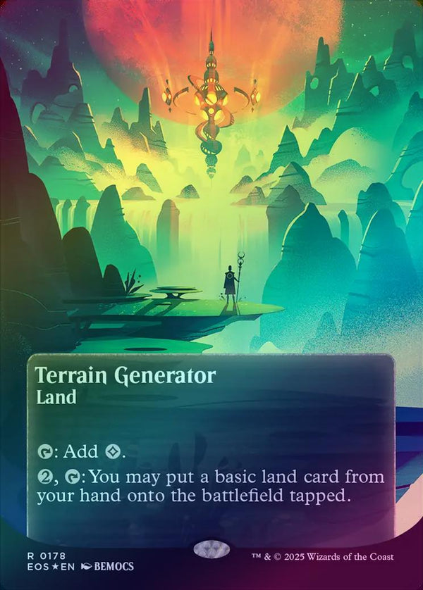 Terrain Generator - Borderless Poster (Galaxy Foil) (EOS)