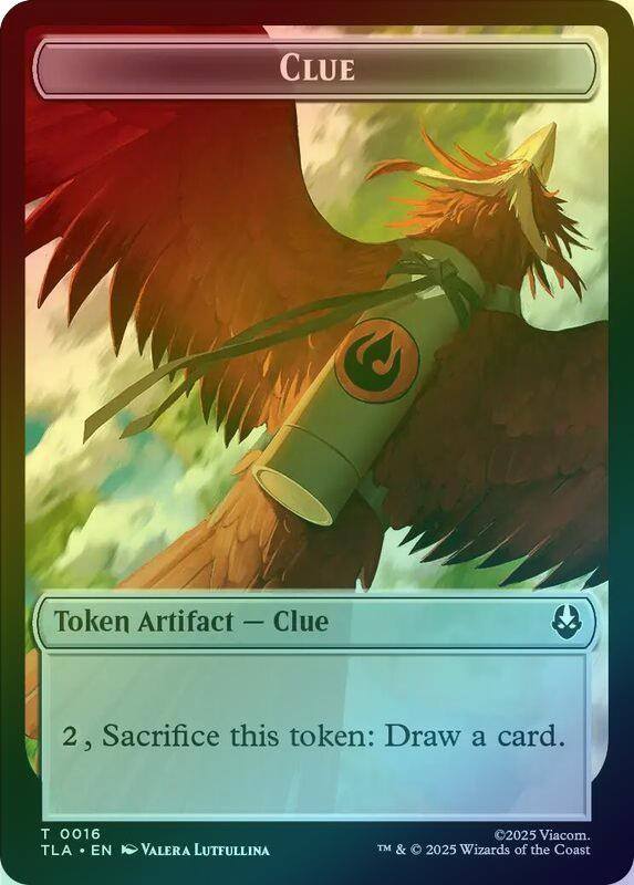 Copy (001) // Clue (016) Token (Foil) (TTLA)