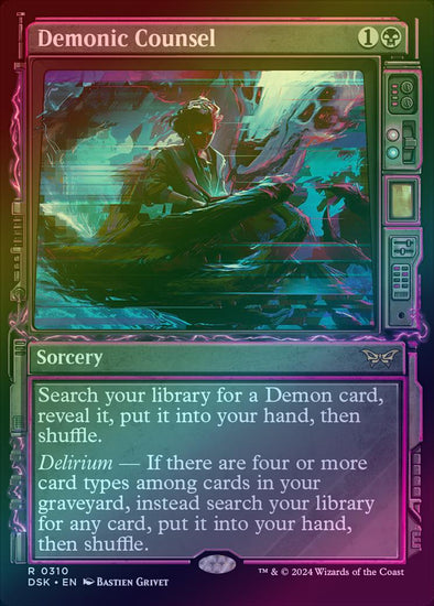 Demonic Counsel - Paranormal Showcase (Foil) (DSK)