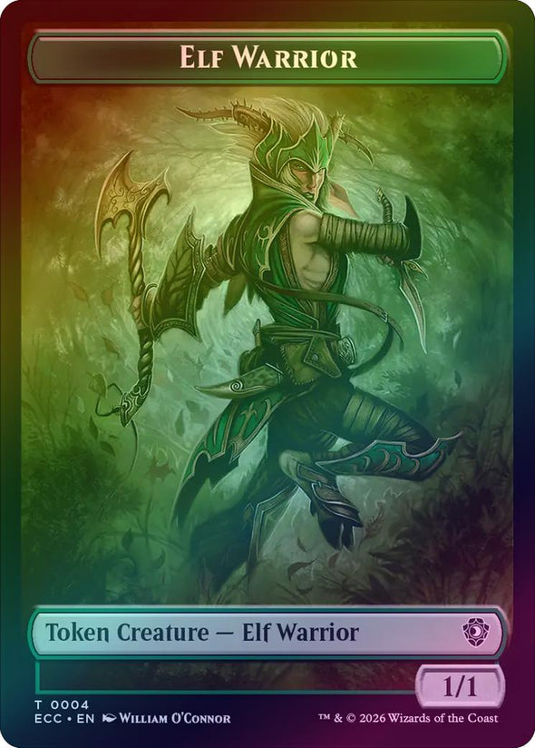 Elf Warrior // Plant Token (Foil) (TECC)