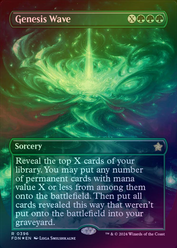 Genesis Wave - Borderless (Mana Foil) (FDN)
