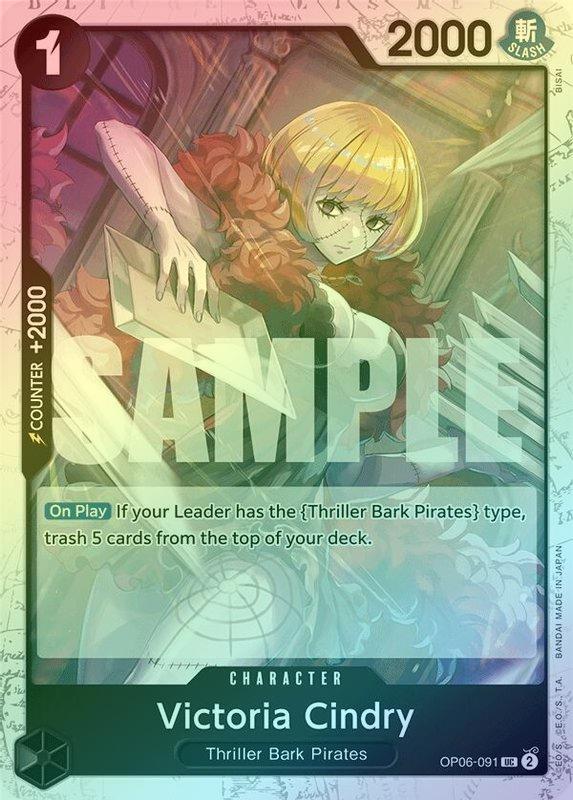 Victoria Cindry (Jolly Roger Foil) - OP06-091 - Uncommon