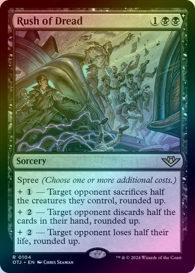 Rush of Dread (Foil) (OTJ)