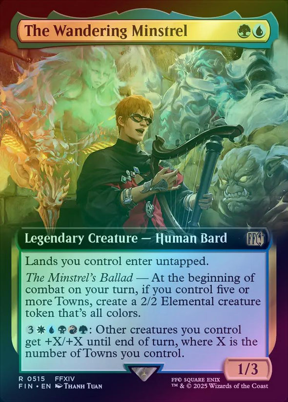 The Wandering Minstrel - Extended Art (Foil) (FIN)