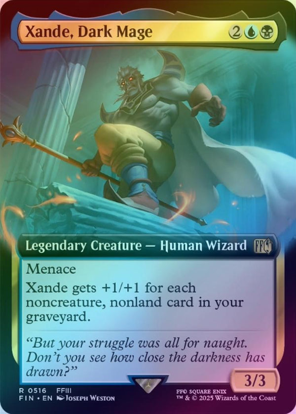 Xande, Dark Mage - Extended Art (Foil) (FIN)