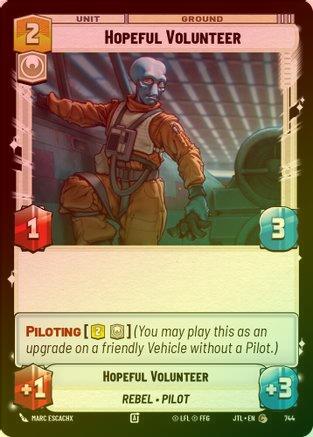 Hopeful Volunteer - 744 - Common (Foil)