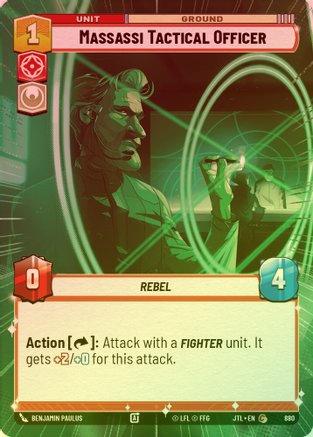 Massassi Tactical Officer (Hyperspace) - 880 - Common (Foil)