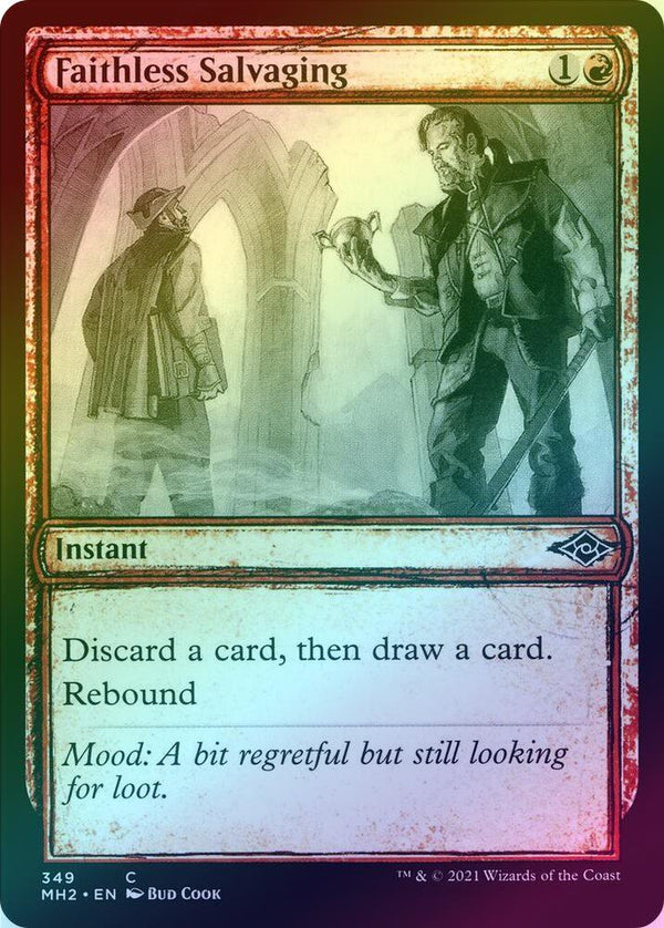 Faithless Salvaging - Sketch Showcase (Foil) (MH2)