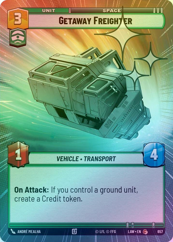 Getaway Freighter (Hyperspace Foil) - 657 - Common (Foil)