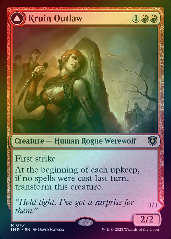 Kruin Outlaw // Terror of Kruin Pass (Foil) (INR)