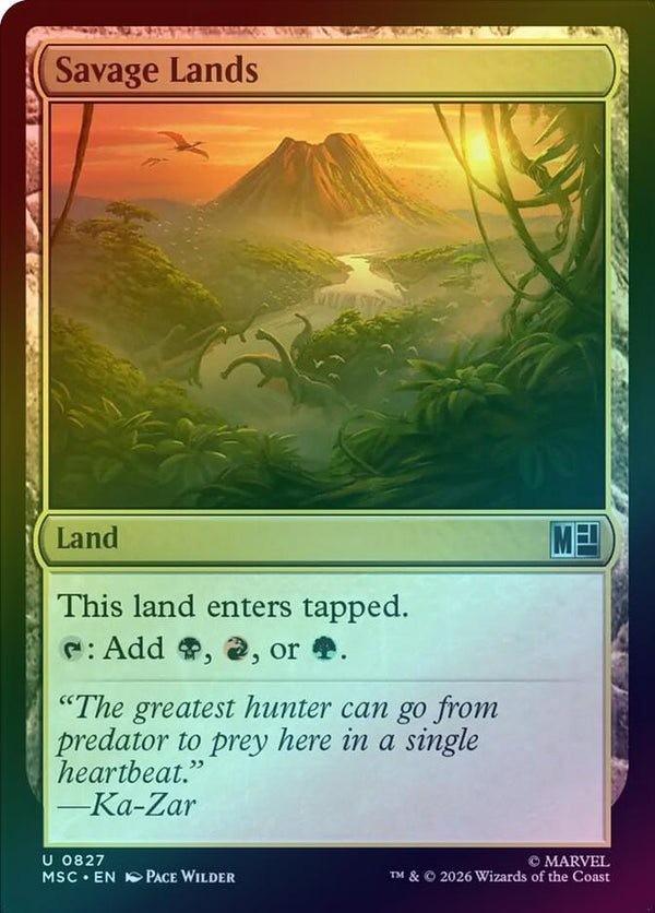 Savage Lands (Foil) (MSC)