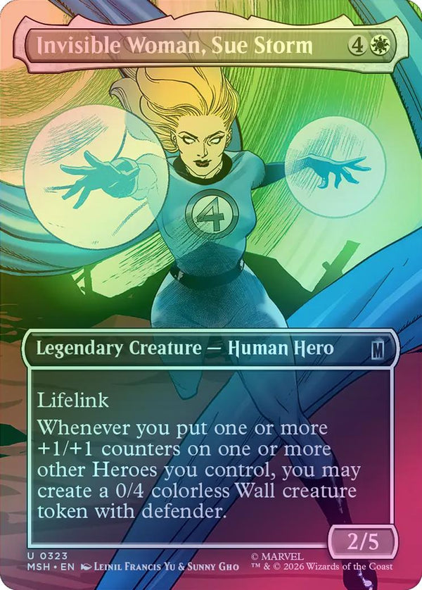 Invisible Woman, Sue Storm - Borderless Scene (Foil) (MSH) (Pre-Order)