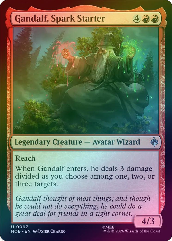 Gandalf, Spark Starter (Foil) (HOB) (Pre-Order)