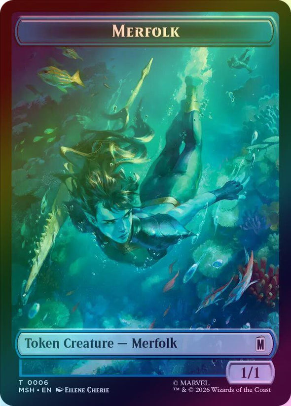 Merfolk // Doombot Token (Foil) (TMSH)