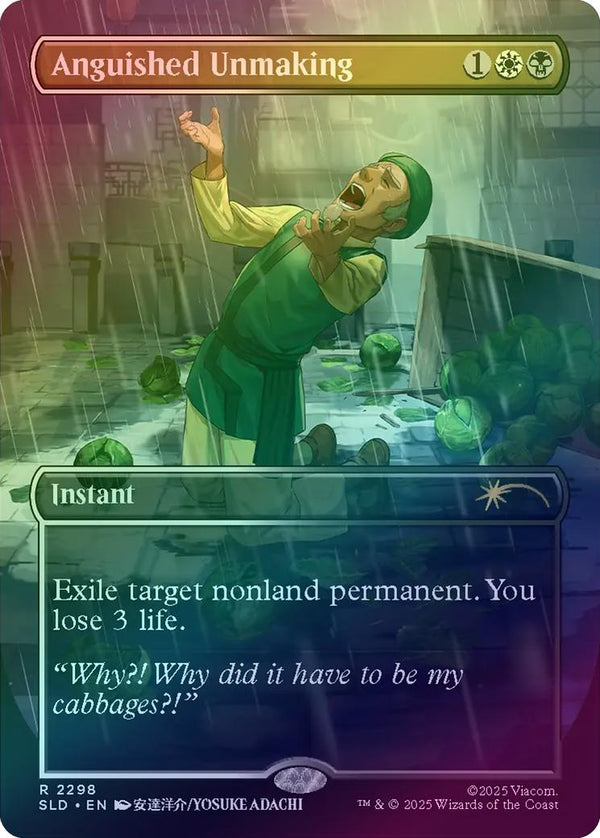 Anguished Unmaking - ATLA: MY CABBAGES! (Rainbow Foil) (SLD)