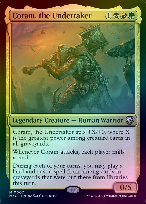 Coram, the Undertaker (Foil) (M3C)
