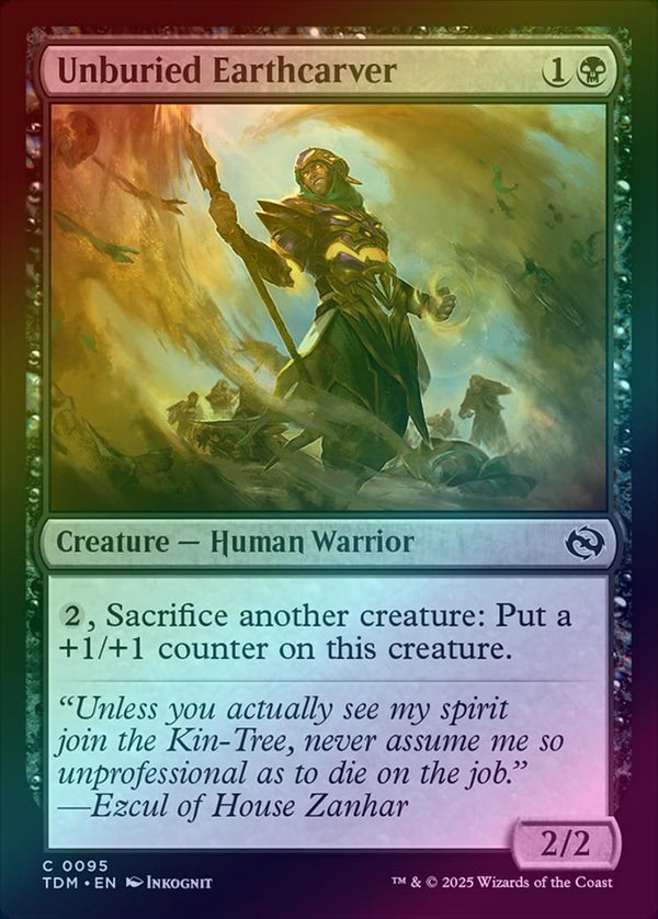 Unburied Earthcarver (Foil) (TDM)
