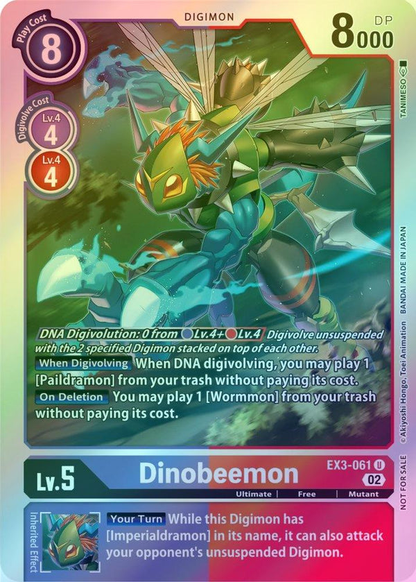 Dinobeemon (Box Topper) - EX03-061 - Uncommon (Foil)