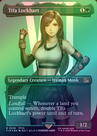 401 Games Canada - Tifa Lockhart - Borderless (Surge Foil) (FIN) 401 Games Canada - Tifa Lockhart - Borderless (Surge Foil) (FIN)