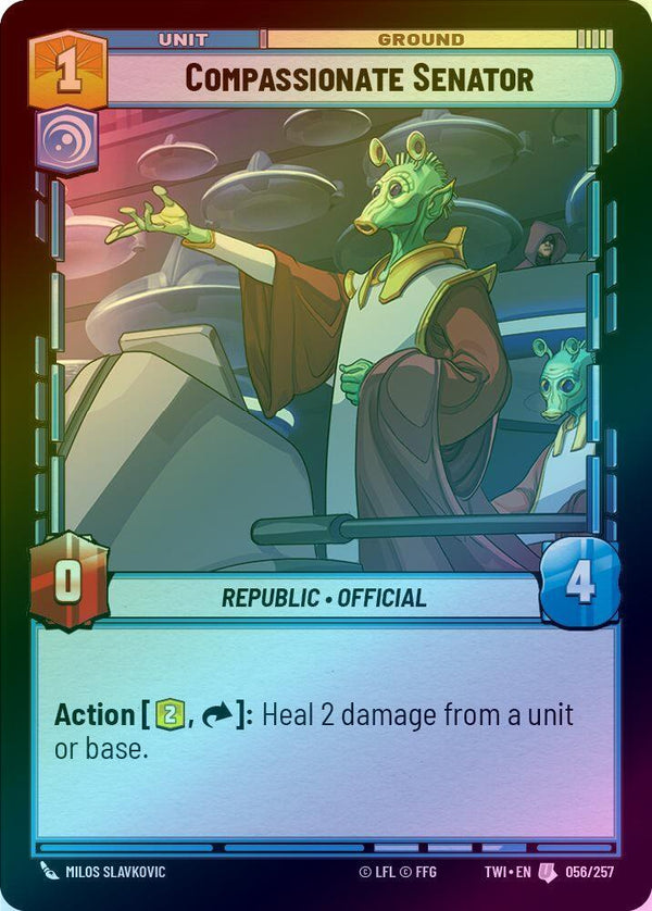 Compassionate Senator - 056/257 - Uncommon (Foil)