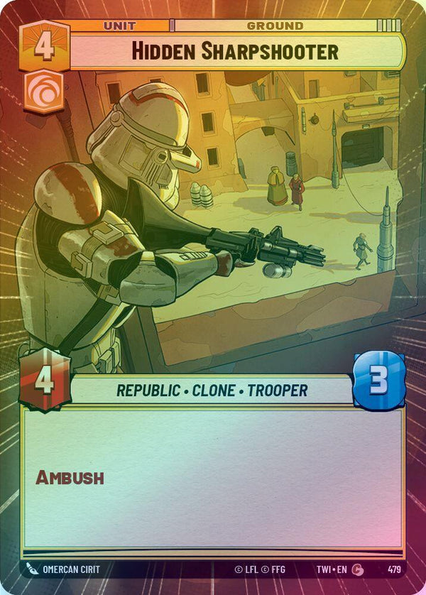 Hidden Sharpshooter (Hyperspace) - 479 - Common (Foil)
