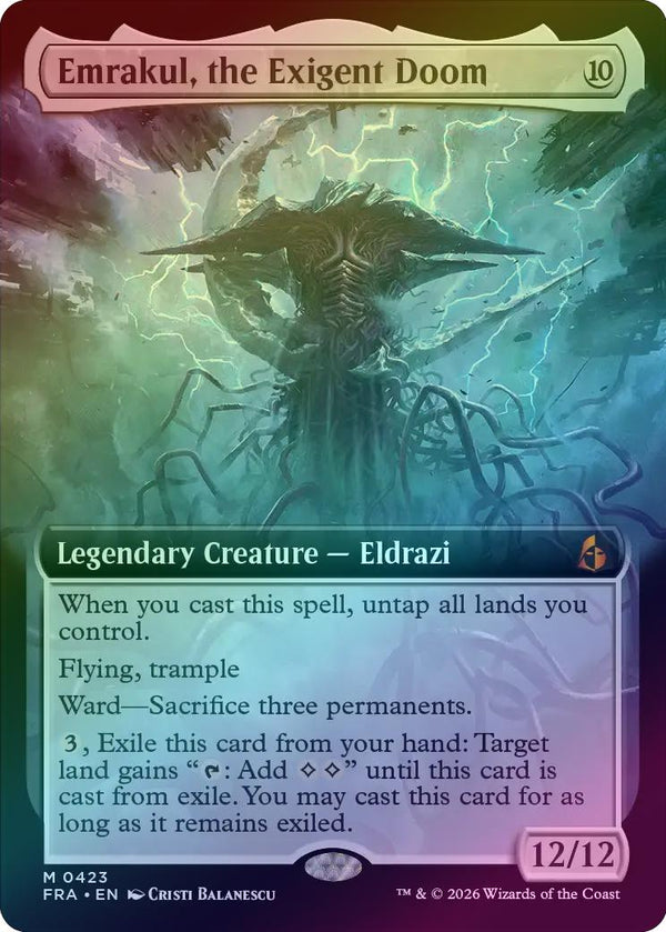 Emrakul, the Exigent Doom - Extended Art (Foil) (FRA)