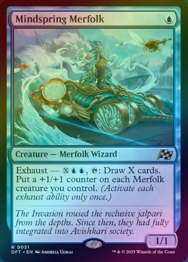 Mindspring Merfolk (Foil) (DFT)
