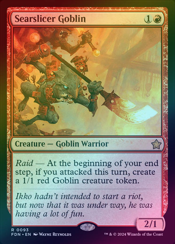 Searslicer Goblin (Foil) (FDN)