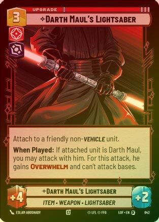 Darth Maul's Lightsaber (Foil) - 642 - Special (Foil)