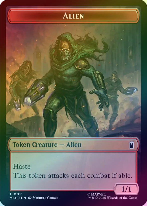 Wall // Alien Token (Foil) (TMSH)