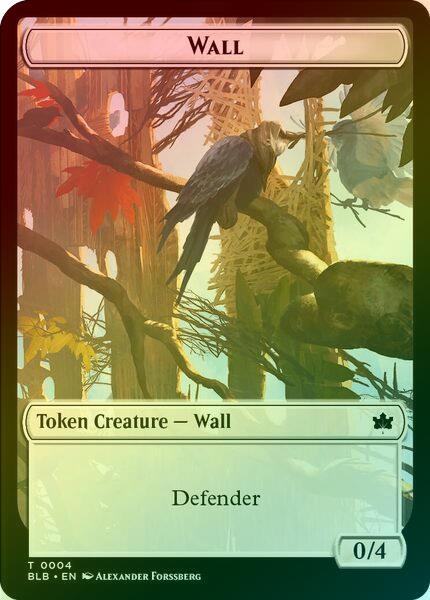 Wall // Intrepid Rabbit Token (Foil) (TBLB)