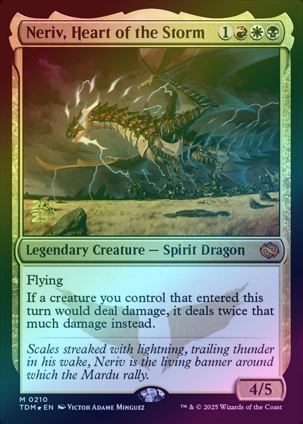Neriv, Heart of the Storm - Prerelease Promo (Foil) (PTDM)