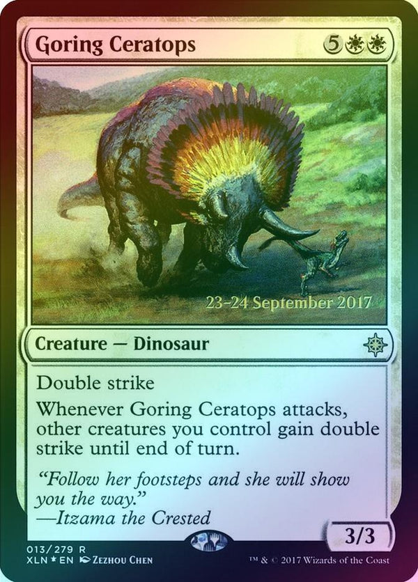 Goring Ceratops - Prerelease Promo (Foil) (PXLN)
