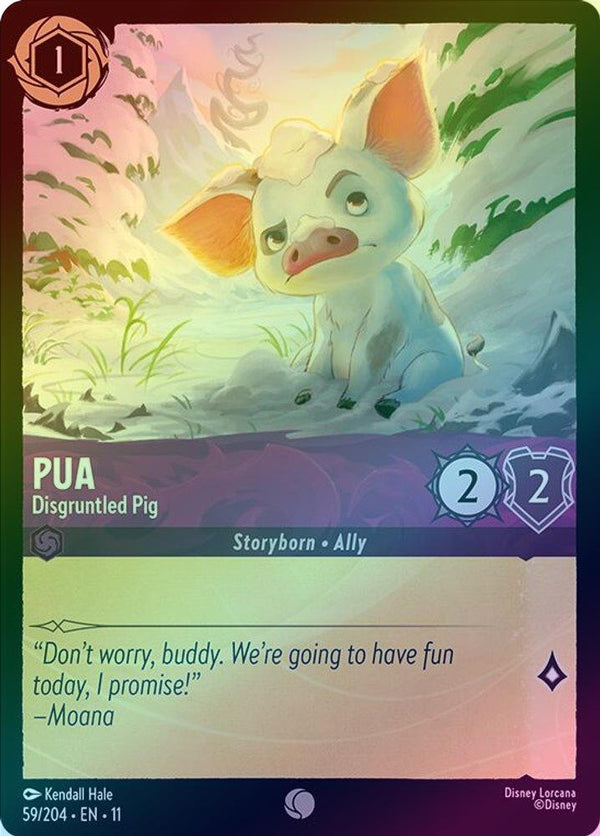 Pua (Disgruntled Pig) - 59/204 - Common (Foil)