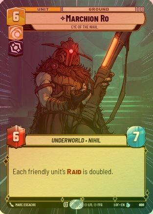 Marchion Ro - Eye of the Nihil (Hyperspace) - 926 - Legendary (Foil)