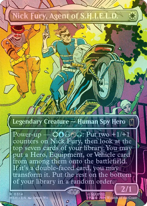 Nick Fury, Agent of S.H.I.E.L.D. - Borderless Scene (Foil) (MSH) (Pre-Order)