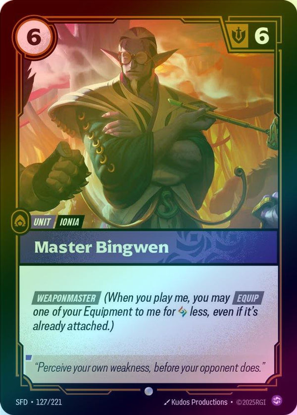 Master Bingwen - 127/221 - Common (Foil)
