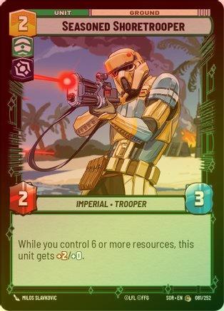 Seasoned Shoretrooper - 081/252 - Common (Foil)