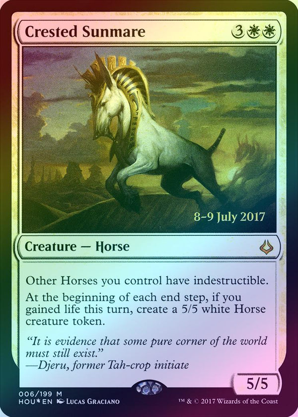 Crested Sunmare - Prerelease Promo (Foil) (PHOU)