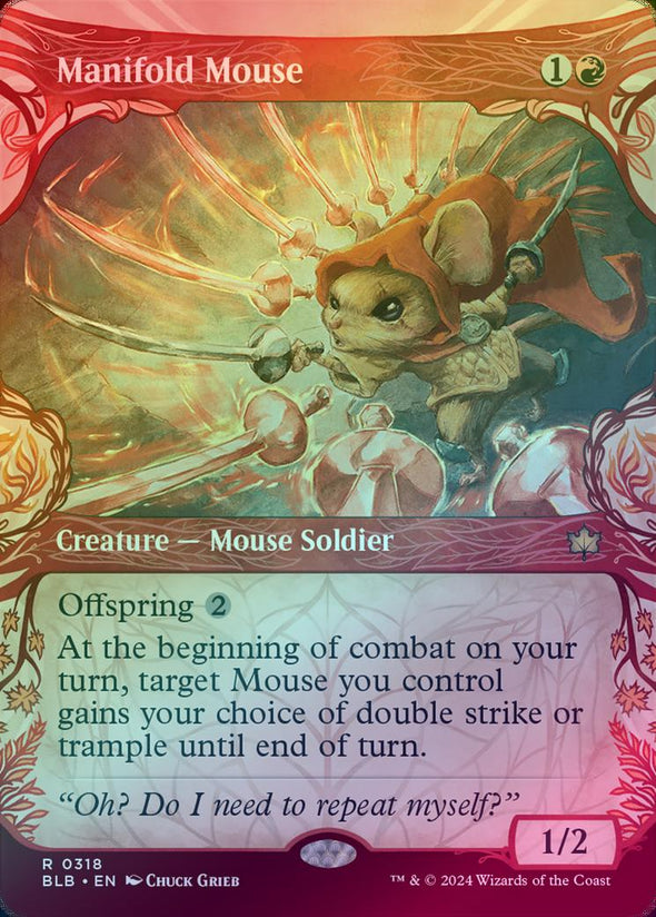 Manifold Mouse - Woodland Showcase (Foil) (BLB)