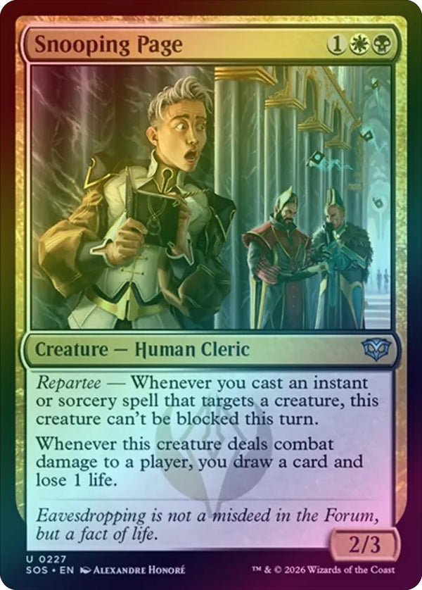 Snooping Page (Foil) (SOS)