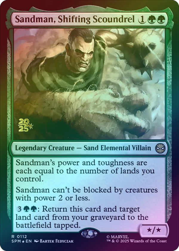 Sandman, Shifting Scoundrel - Prerelease Promo (Foil) (PSPM)