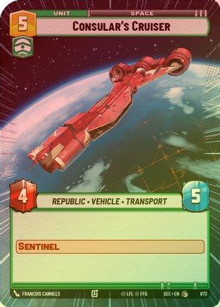 Consular's Cruiser (Hyperspace Foil) - 873 - Common (Foil)