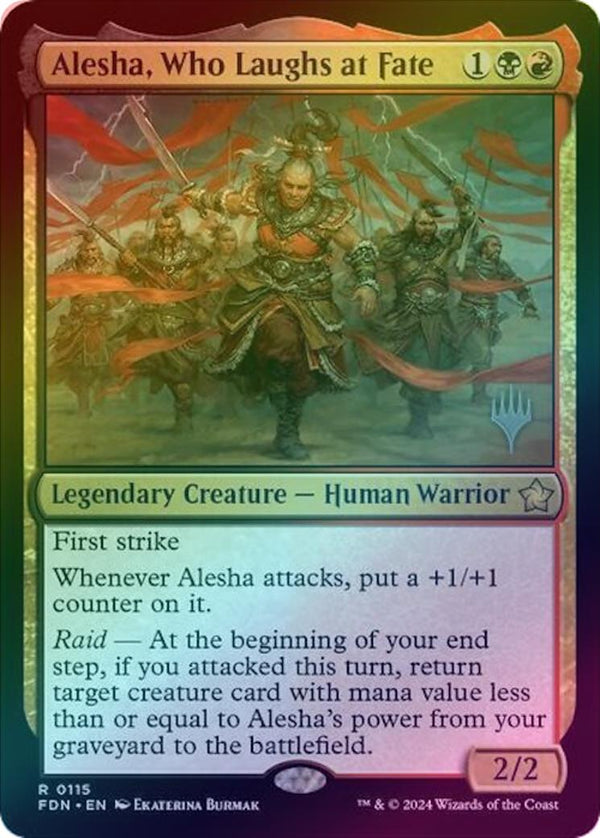 Alesha, Who Laughs at Fate - Promo Pack (Foil) (PFDN)
