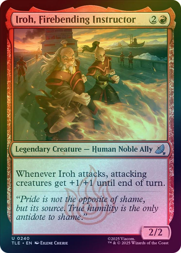 Iroh, Firebending Instructor (Foil) (TLE)