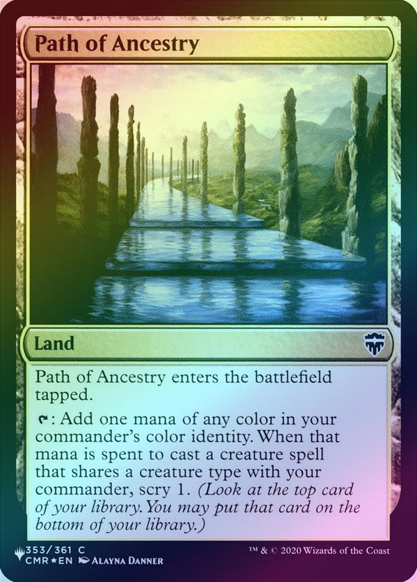 Path of Ancestry - CMR Reprint (Foil) (PLST)