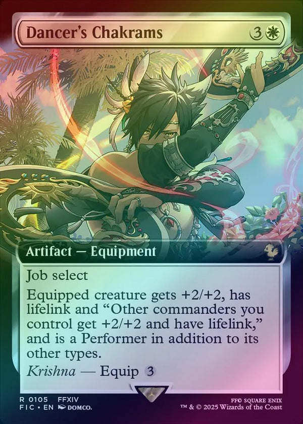 Dancer's Chakrams - Extended Art (Foil) (FIC)