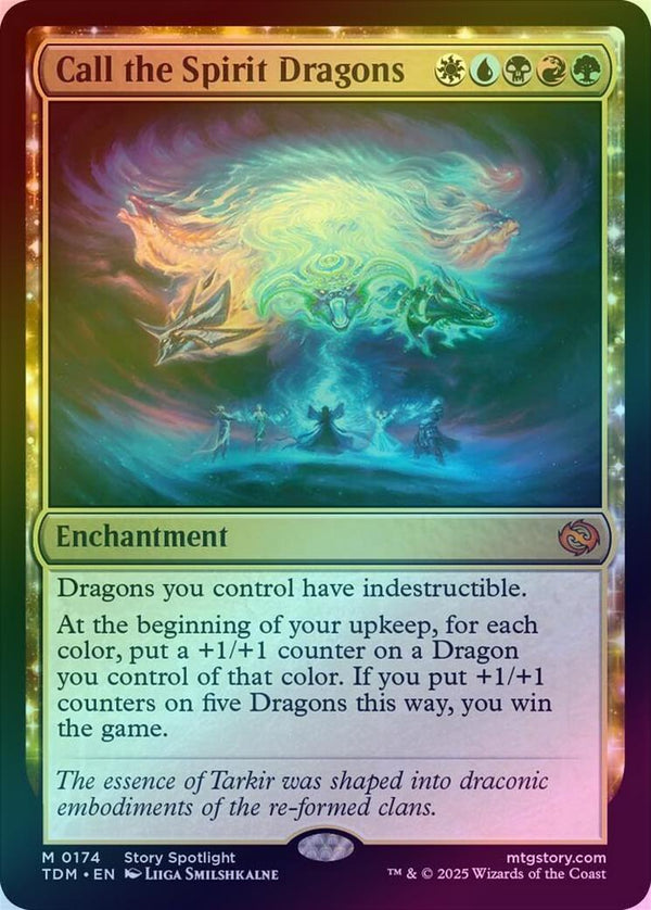 Call the Spirit Dragons (Foil) (TDM)
