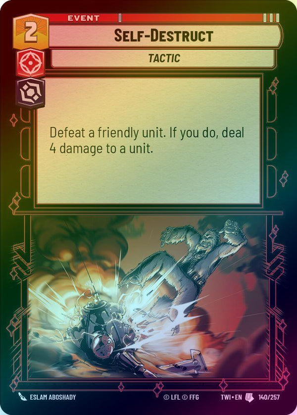 Self Destruct - 140/257 - Uncommon (Foil)